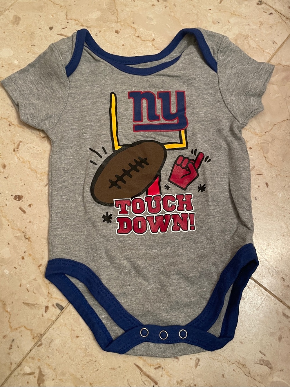 NFL NY Giants Baby Onesie